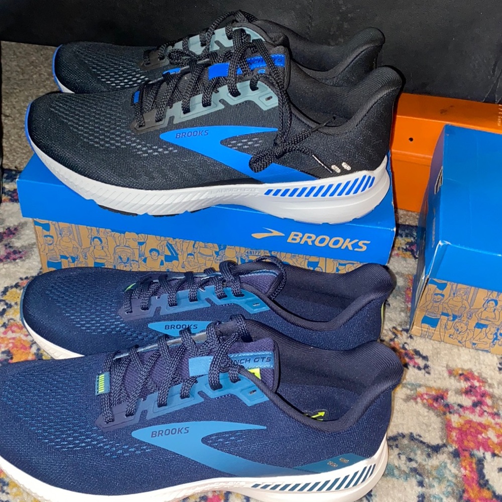 Brooks Launch GTS Mens Running Shoe_Bundle of 2 Pair_size 10.5